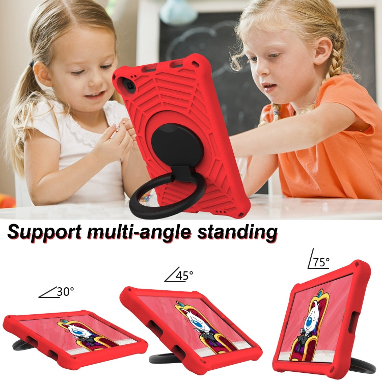 For Samsung Galaxy Tab A 10.1 2019 T510 Spider King Silicone Protective Tablet Case(Red) by bashfashion