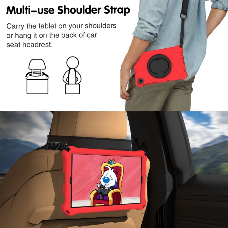 For Samsung Galaxy Tab A 10.1 2019 T510 Spider King Silicone Protective Tablet Case(Red) by bashfashion