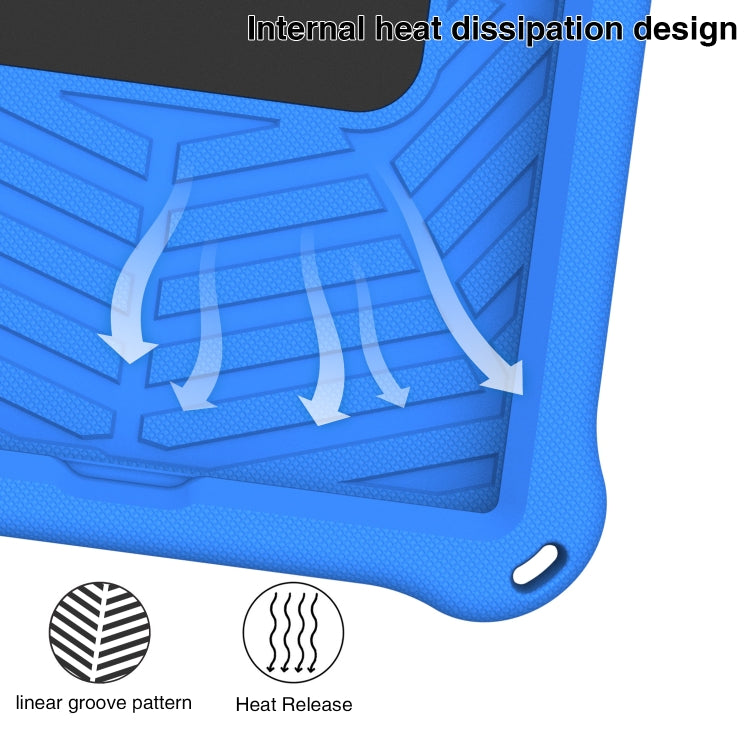 For Samsung Galaxy Tab A 10.1 2019 T510 Spider King Silicone Protective Tablet Case(Blue) by bashfashion