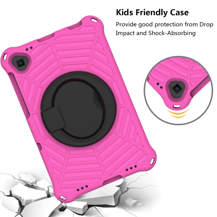 For Samsung Galaxy Tab A 10.1 2019 T510 Spider King Silicone Protective Tablet Case(Rose Red) by bashfashion