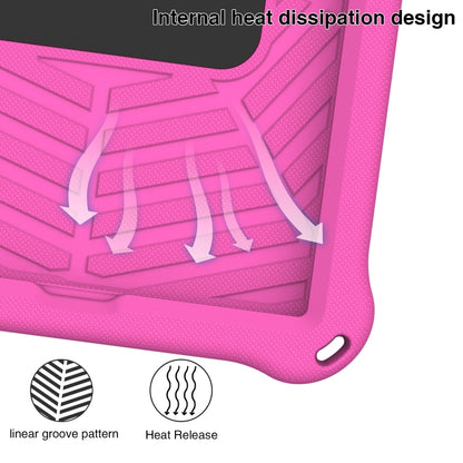 For Samsung Galaxy Tab A 10.1 2019 T510 Spider King Silicone Protective Tablet Case(Rose Red) by bashfashion