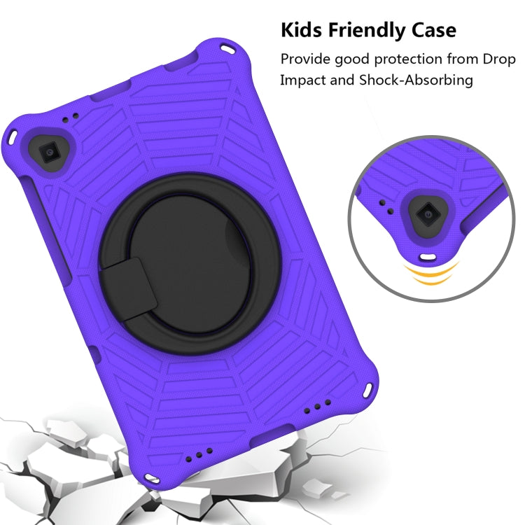 For Samsung Galaxy Tab A 10.1 2019 T510 Spider King Silicone Protective Tablet Case(Purple) by bashfashion