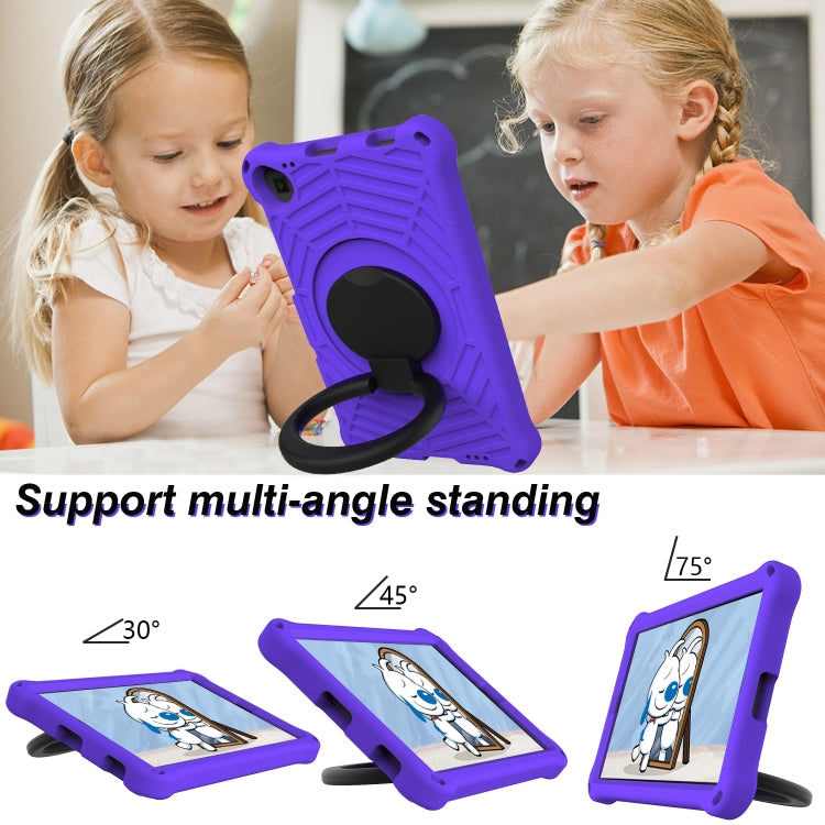 For Samsung Galaxy Tab A 10.1 2019 T510 Spider King Silicone Protective Tablet Case(Purple) by bashfashion