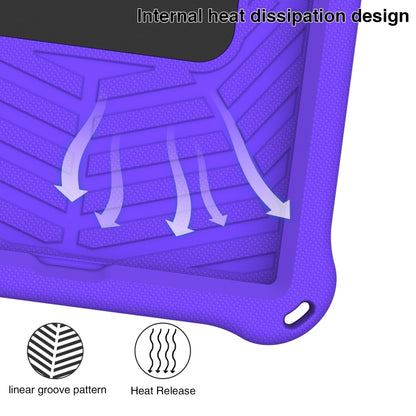 For Samsung Galaxy Tab A 10.1 2019 T510 Spider King Silicone Protective Tablet Case(Purple) by bashfashion