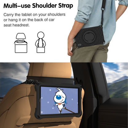 For Samsung Galaxy Tab A 8.4 2020 SM-T307 Spider King Silicone Protective Tablet Case(Black) by bashfashion