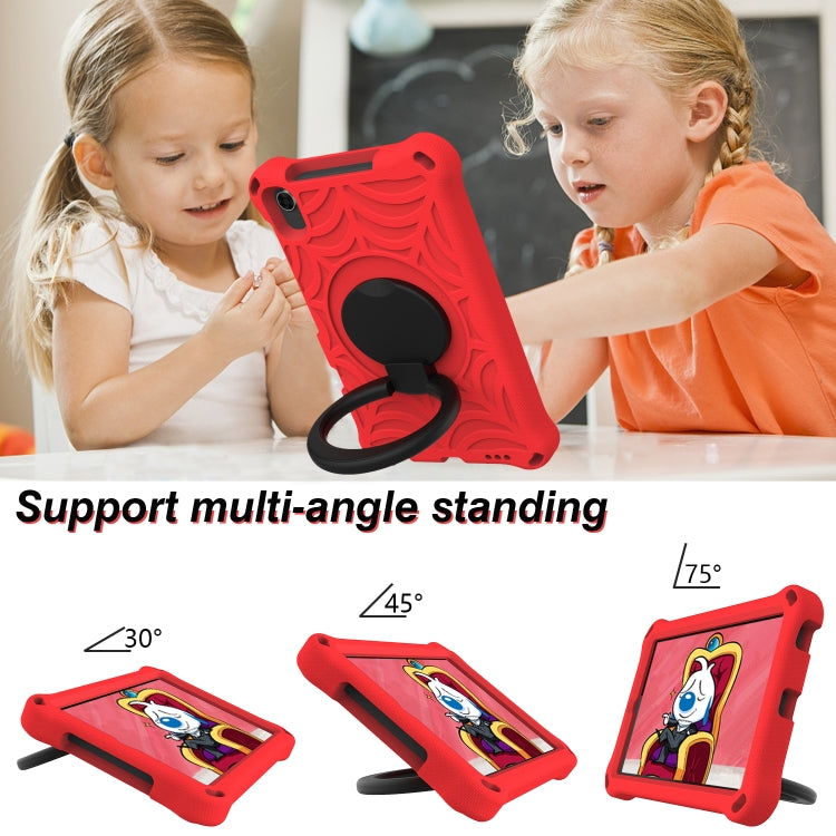 For Samsung Galaxy Tab A 8.4 2020 SM-T307 Spider King Silicone Protective Tablet Case(Red) by bashfashion