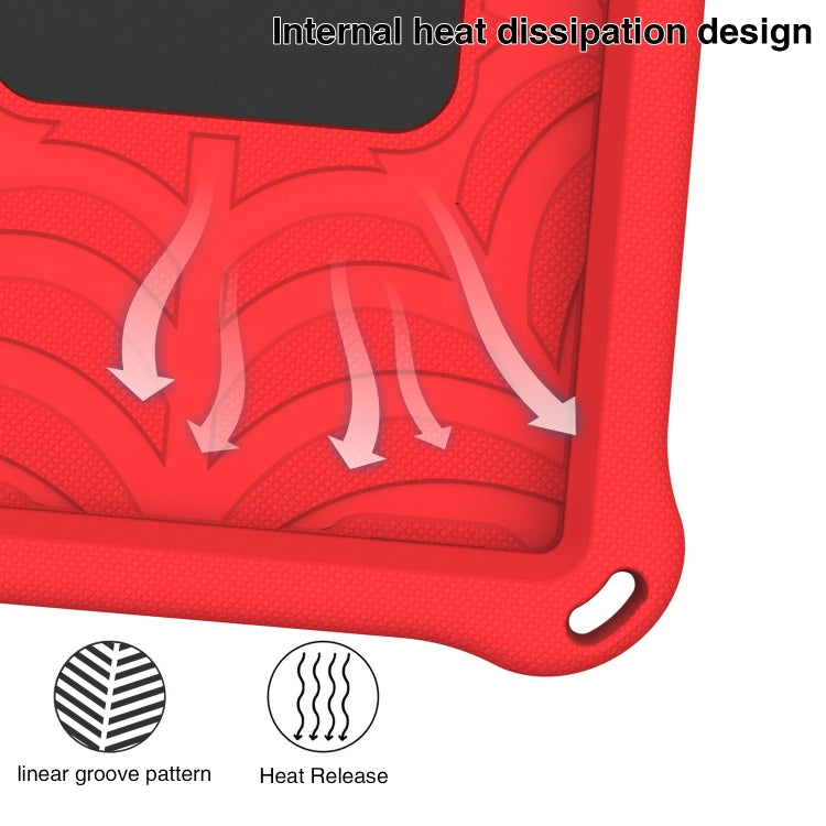 For Samsung Galaxy Tab A 8.4 2020 SM-T307 Spider King Silicone Protective Tablet Case(Red) by bashfashion