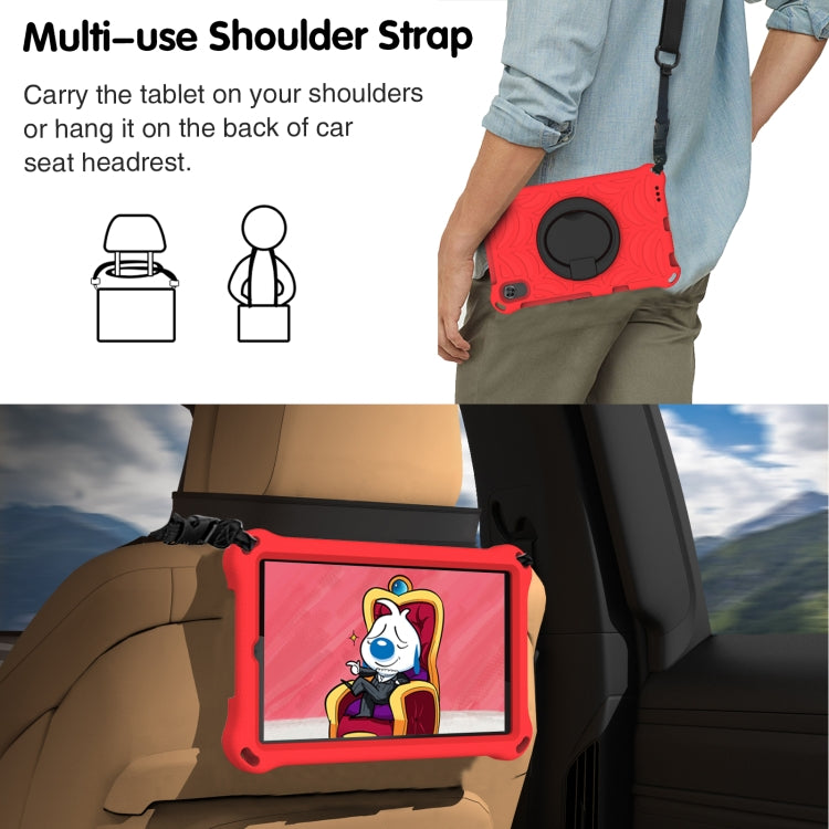 For Samsung Galaxy Tab A 8.4 2020 SM-T307 Spider King Silicone Protective Tablet Case(Red) by bashfashion