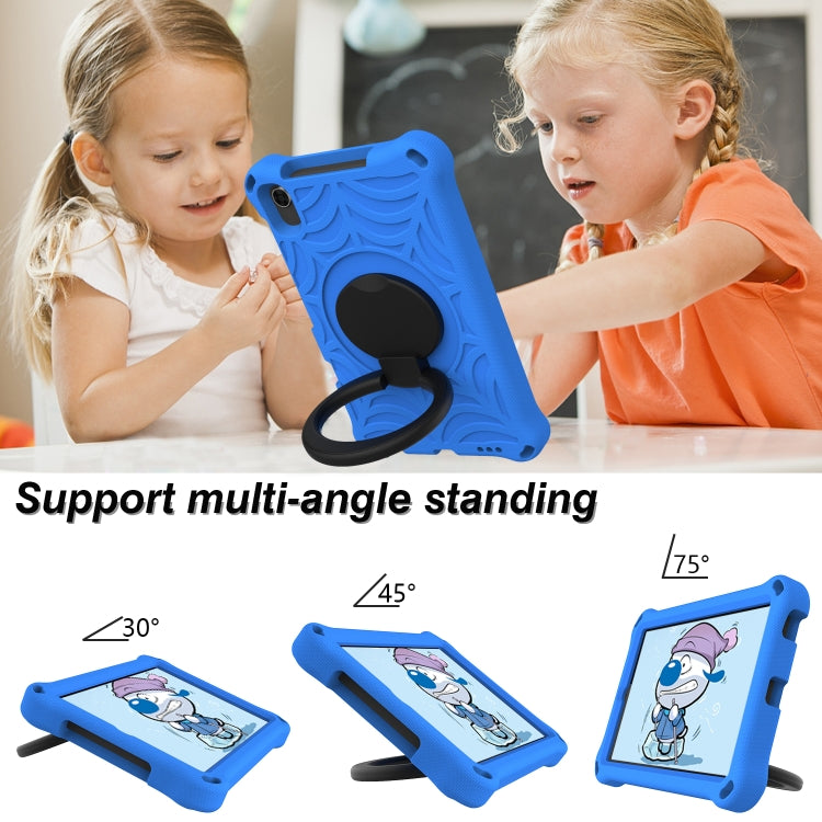 For Samsung Galaxy Tab A 8.4 2020 SM-T307 Spider King Silicone Protective Tablet Case(Blue) by bashfashion
