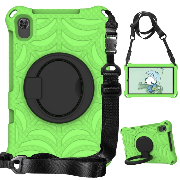 For Samsung Galaxy Tab A 8.4 2020 SM-T307 Spider King Silicone Protective Tablet Case(Green) by bashfashion