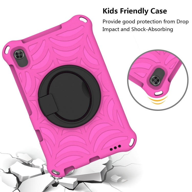 For Samsung Galaxy Tab A 8.4 2020 SM-T307 Spider King Silicone Protective Tablet Case(Rose Red) by bashfashion