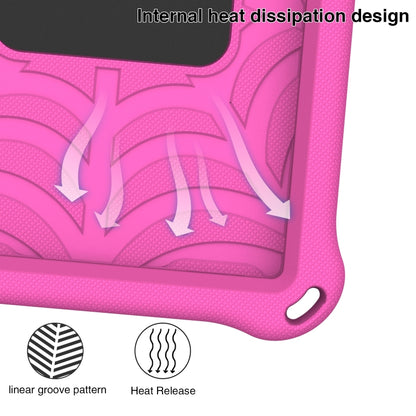 For Samsung Galaxy Tab A 8.4 2020 SM-T307 Spider King Silicone Protective Tablet Case(Rose Red) by bashfashion