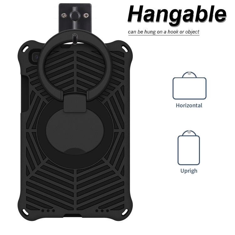 For Samsung Galaxy Tab A 8 SM-T290 Spider King Silicone Protective Tablet Case(Black) by bashfashion