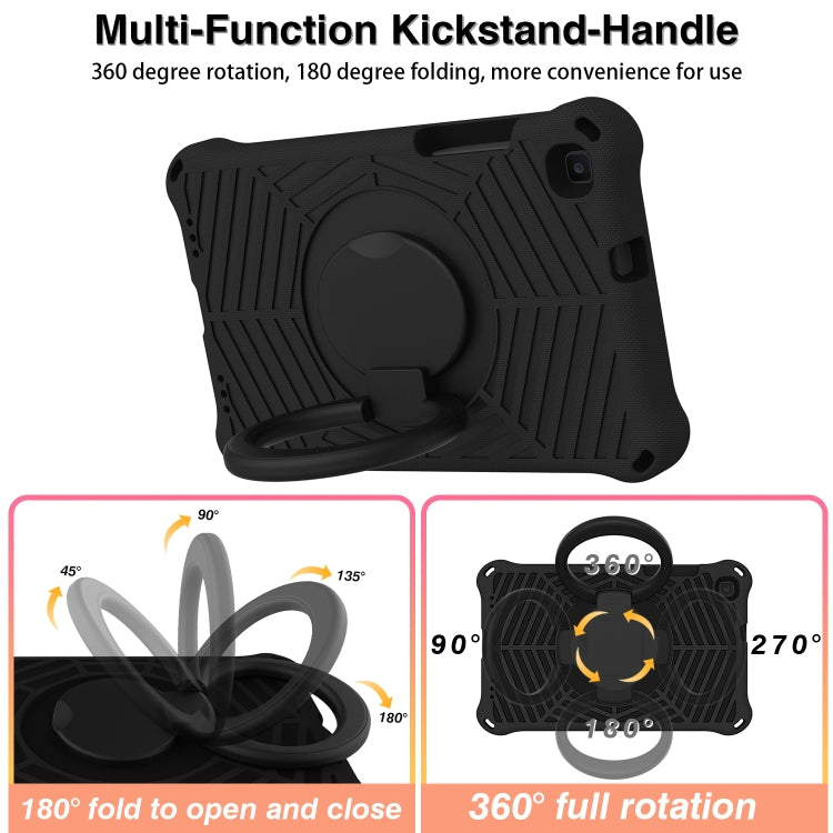 For Samsung Galaxy Tab A 8 SM-T290 Spider King Silicone Protective Tablet Case(Black) by bashfashion