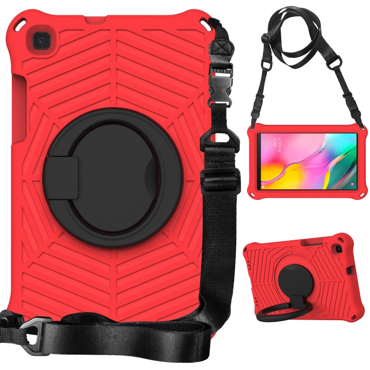 For Samsung Galaxy Tab A 8 SM-T290 Spider King Silicone Protective Tablet Case(Red) by bashfashion