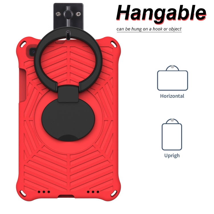 For Samsung Galaxy Tab A 8 SM-T290 Spider King Silicone Protective Tablet Case(Red) by bashfashion