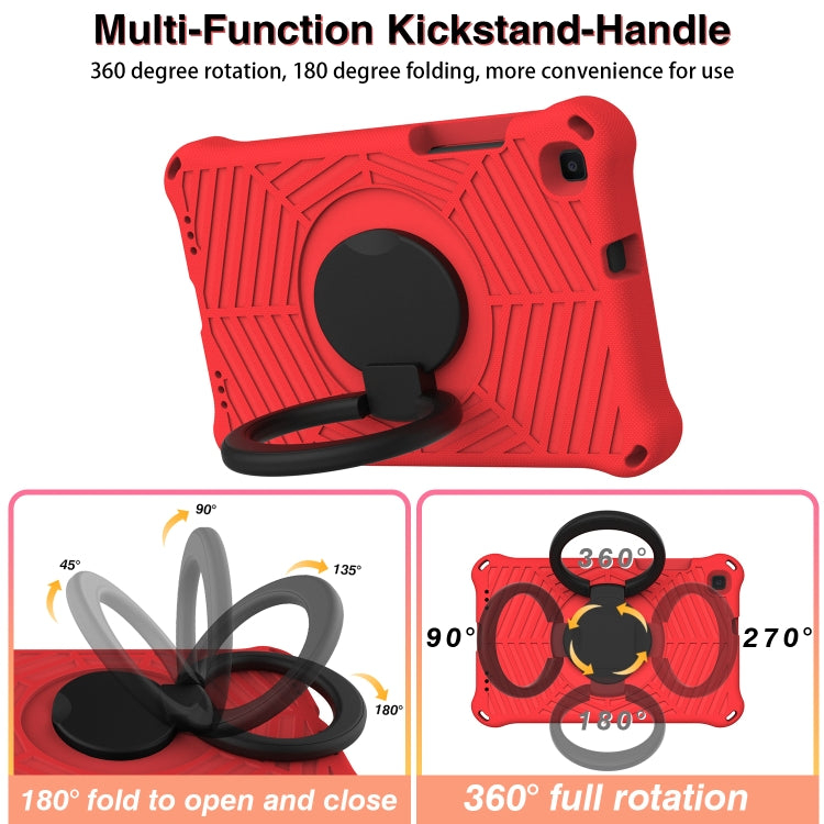 For Samsung Galaxy Tab A 8 SM-T290 Spider King Silicone Protective Tablet Case(Red) by bashfashion