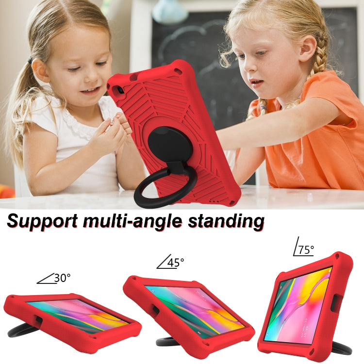 For Samsung Galaxy Tab A 8 SM-T290 Spider King Silicone Protective Tablet Case(Red) by bashfashion