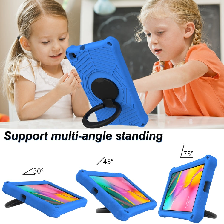 For Samsung Galaxy Tab A 8 SM-T290 Spider King Silicone Protective Tablet Case(Blue) by bashfashion