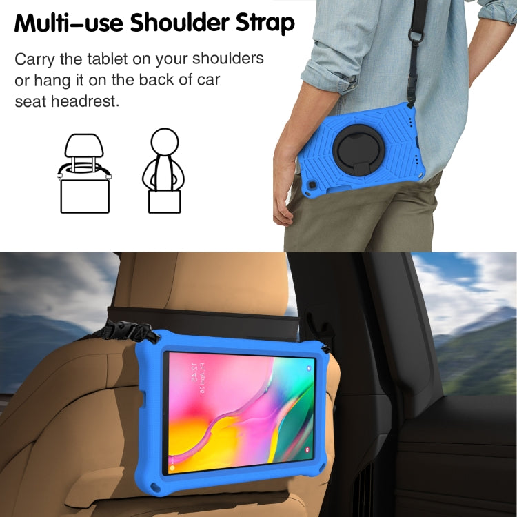 For Samsung Galaxy Tab A 8 SM-T290 Spider King Silicone Protective Tablet Case(Blue) by bashfashion