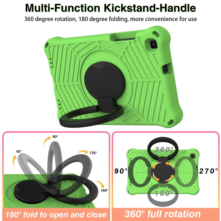 For Samsung Galaxy Tab A 8 SM-T290 Spider King Silicone Protective Tablet Case(Green) by bashfashion