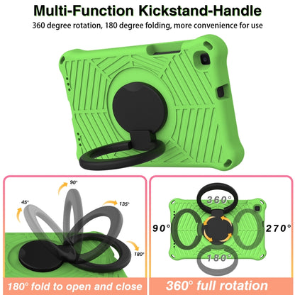 For Samsung Galaxy Tab A 8 SM-T290 Spider King Silicone Protective Tablet Case(Green) by bashfashion