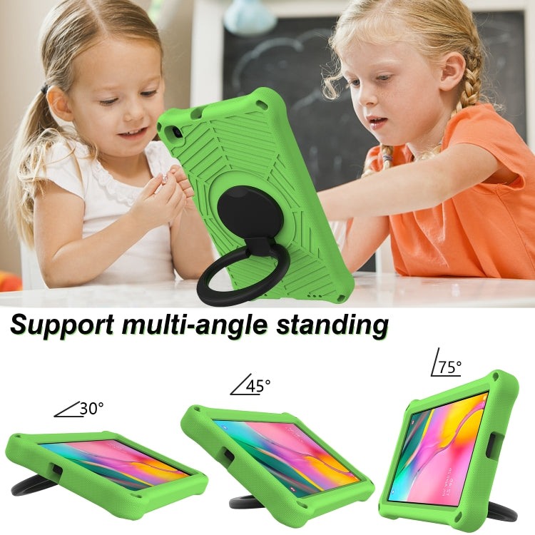 For Samsung Galaxy Tab A 8 SM-T290 Spider King Silicone Protective Tablet Case(Green) by bashfashion