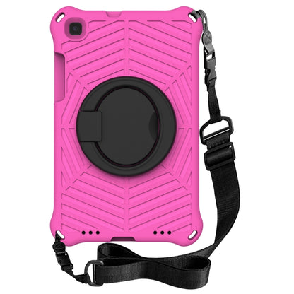 For Samsung Galaxy Tab A 8 SM-T290 Spider King Silicone Protective Tablet Case(Rose Red) by bashfashion