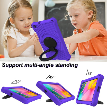 For Samsung Galaxy Tab A 8 SM-T290 Spider King Silicone Protective Tablet Case(Purple) by bashfashion