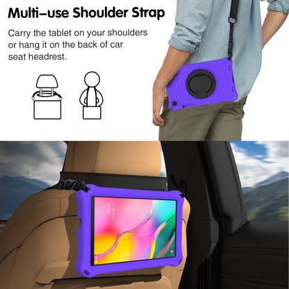 For Samsung Galaxy Tab A 8 SM-T290 Spider King Silicone Protective Tablet Case(Purple) by bashfashion