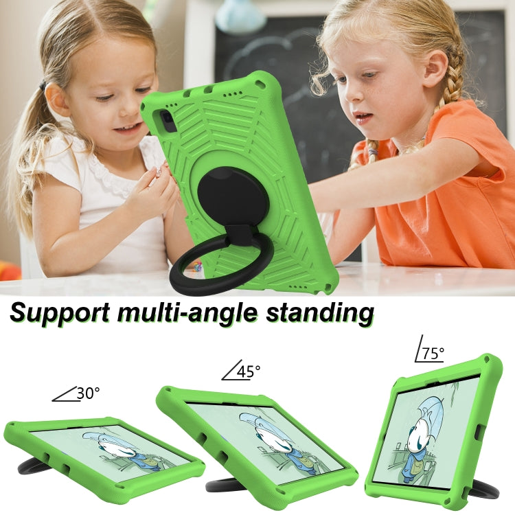 For Samsung Galaxy Tab A7 10.4 2020 T500 Spider King Silicone Protective Tablet Case(Green) by bashfashion