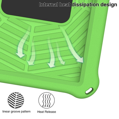 For Samsung Galaxy Tab A7 10.4 2020 T500 Spider King Silicone Protective Tablet Case(Green) by bashfashion