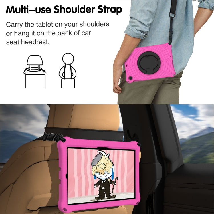 For Samsung Galaxy Tab A7 10.4 2020 T500 Spider King Silicone Protective Tablet Case(Rose Red) by bashfashion