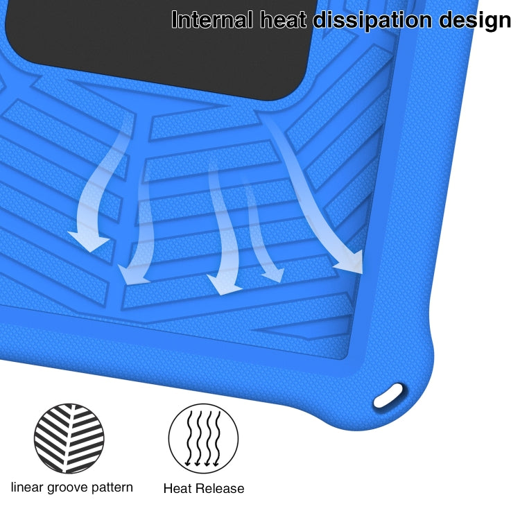 For Samsung Galaxy Tab S5e 10.5 2019 SM-T720/T725 Spider King Silicone Protective Tablet Case(Blue) by bashfashion