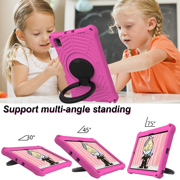 For Samsung Galaxy Tab S5e 10.5 2019 SM-T720/T725 Spider King Silicone Protective Tablet Case(Rose Red) by bashfashion