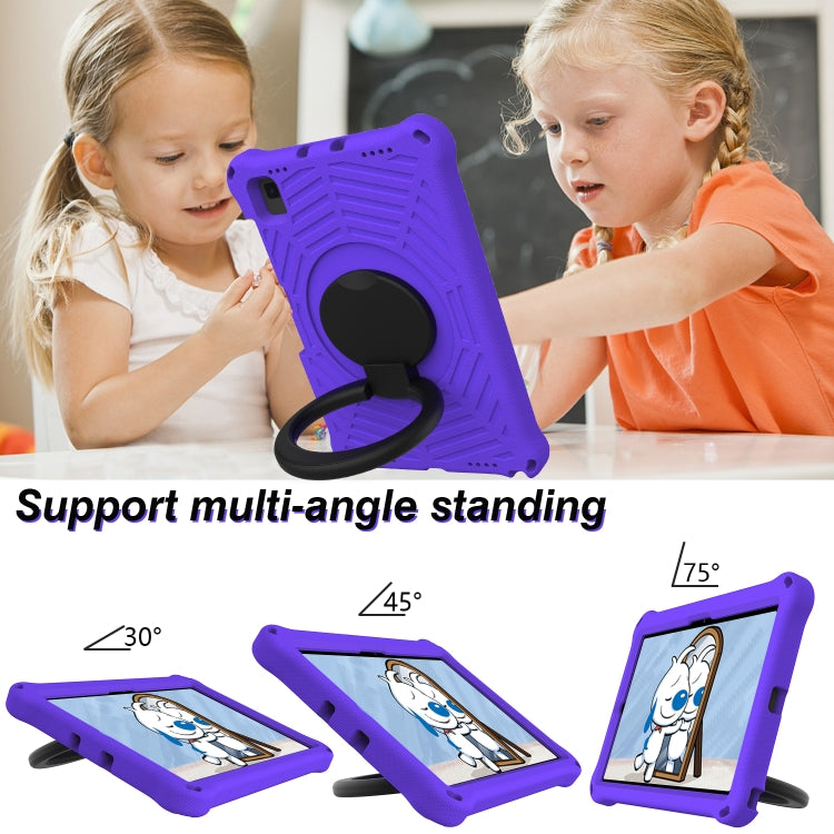 For Samsung Galaxy Tab S5e 10.5 2019 SM-T720/T725 Spider King Silicone Protective Tablet Case(Purple) by bashfashion
