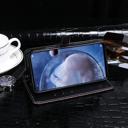 For Huawei Nova 5Z idewei Crocodile Texture Horizontal Flip Leather Case with Holder & Card Slots & Wallet(Black) by idewei