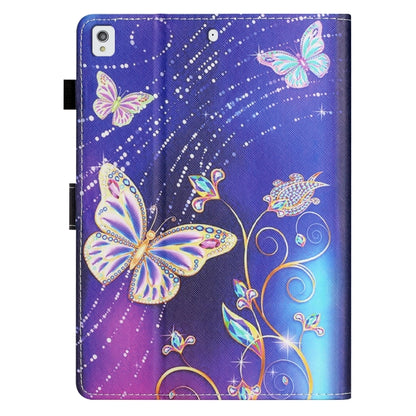 For iPad 10.2 2021/2020/2019/ Air 3 Coloured Drawing Stitching Smart Leather Tablet Case(Butterfly) by bashfashion