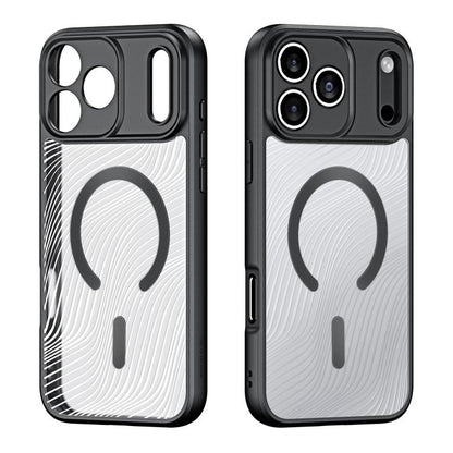 For iPhone 17 Pro Max DUX DUCIS Aimo Mag Series TPU + PC MagSafe Frosted Feel Phone Case(Black) by DUX DUCIS