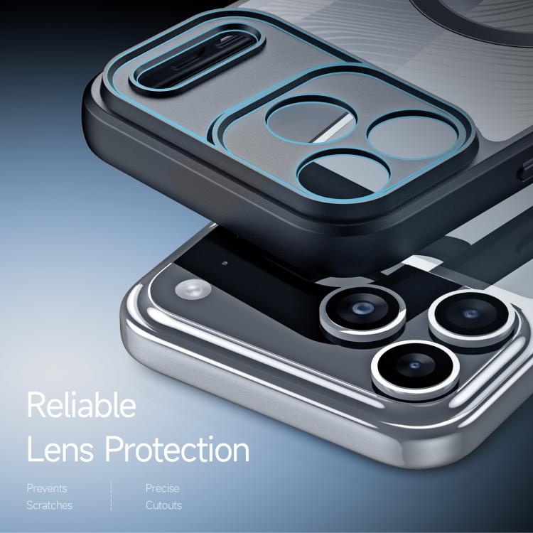 For iPhone 17 Pro Max DUX DUCIS Aimo Mag Series TPU + PC MagSafe Frosted Feel Phone Case(Black) by DUX DUCIS