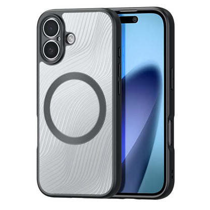For iPhone 17 DUX DUCIS Aimo Mag Series TPU + PC MagSafe Frosted Feel Phone Case(Black) by DUX DUCIS
