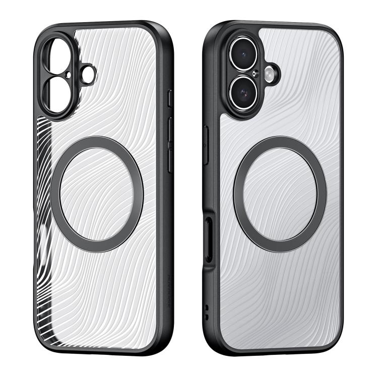 For iPhone 17 DUX DUCIS Aimo Mag Series TPU + PC MagSafe Frosted Feel Phone Case(Black) by DUX DUCIS