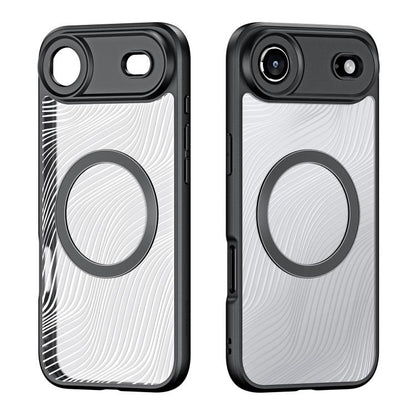 For iPhone Air DUX DUCIS Aimo Mag Series TPU + PC MagSafe Frosted Feel Phone Case(Black) by DUX DUCIS