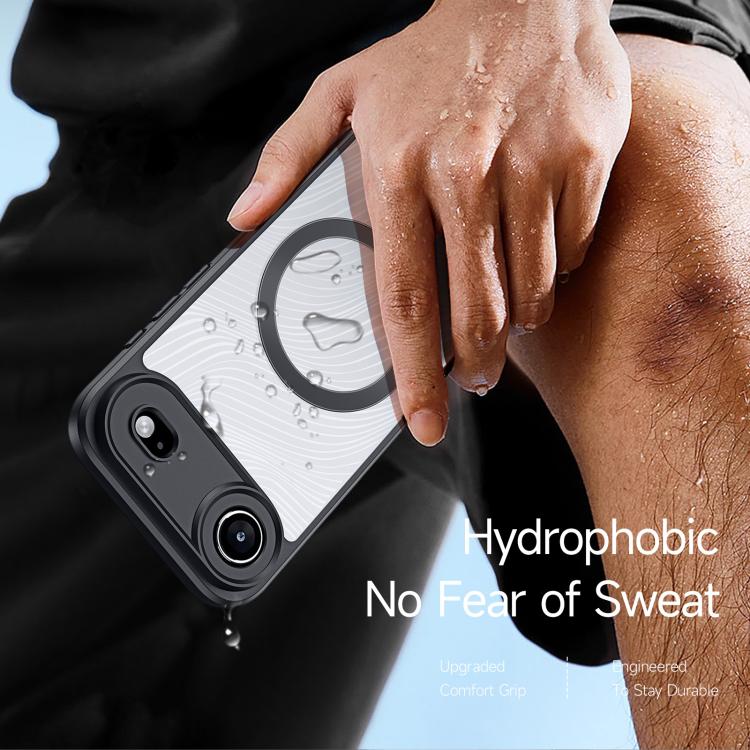 For iPhone Air DUX DUCIS Aimo Mag Series TPU + PC MagSafe Frosted Feel Phone Case(Black) by DUX DUCIS
