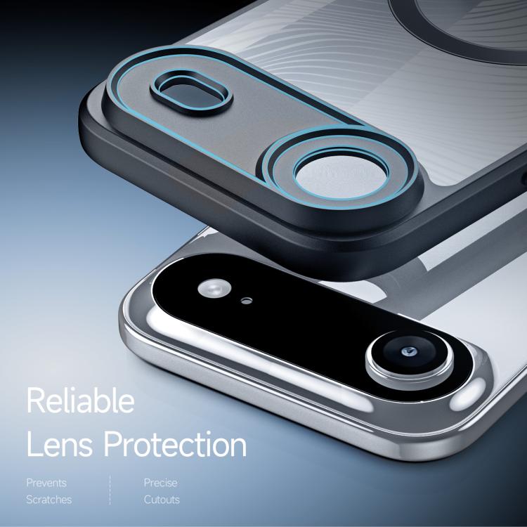 For iPhone Air DUX DUCIS Aimo Mag Series TPU + PC MagSafe Frosted Feel Phone Case(Black) by DUX DUCIS