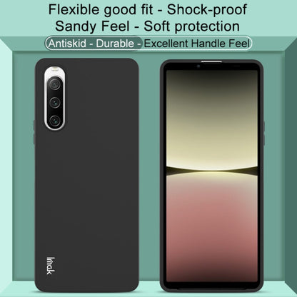 For Sony Xperia 10 V IMAK UC-3 Series Shockproof Frosted TPU Protective Case(Black) by imak