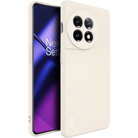 For OnePlus 11R 5G / Ace 2 5G IMAK UC-4 Series Straight Edge TPU Soft Phone Case(White) by imak