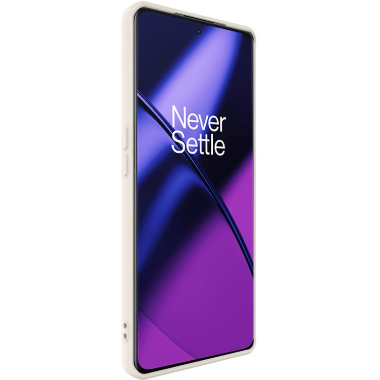 For OnePlus 11R 5G / Ace 2 5G IMAK UC-4 Series Straight Edge TPU Soft Phone Case(White) by imak