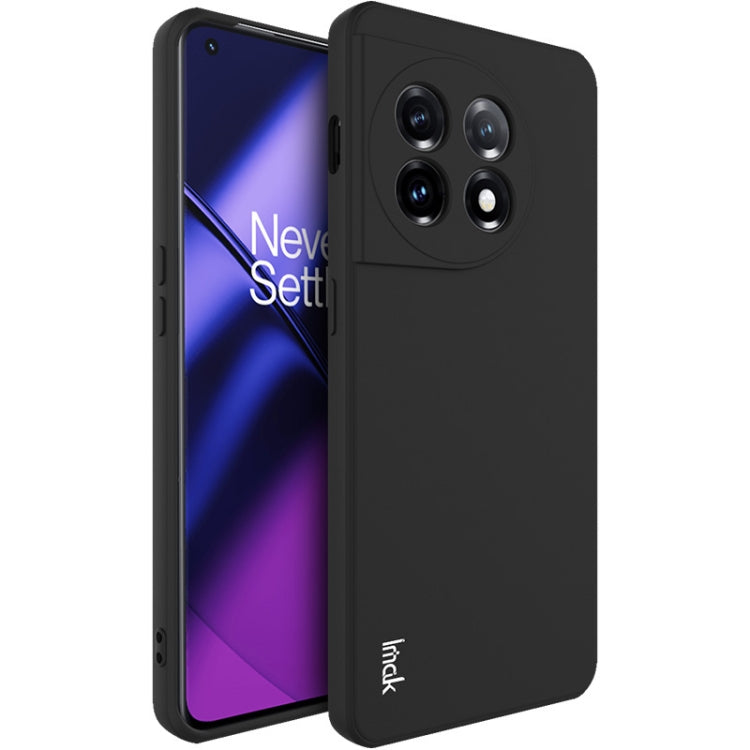 For OnePlus 11 5G IMAK UC-4 Series Straight Edge TPU Soft Phone Case(Black) by imak