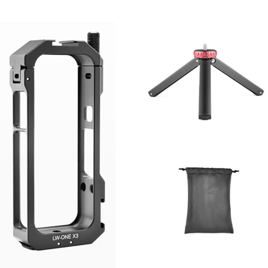 For Insta360 X3 YELANGU LW-ONE X3 Metal Cage Extended Frame Case With T1 Tripod by YELANGU